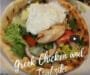 Grilled Chicken with Greek Salad and Tzatziki